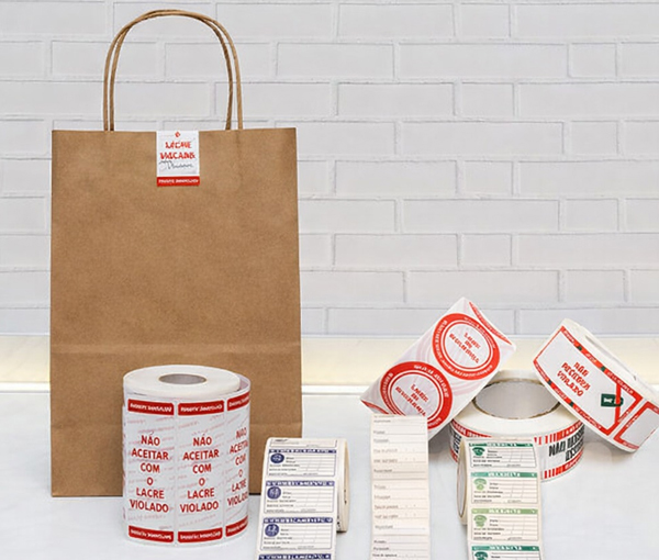 Etiqueta lacre para alimentos